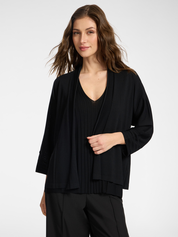 Viscose blend cardigan
