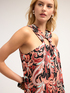 Long dress with ethnic pattern image number 3