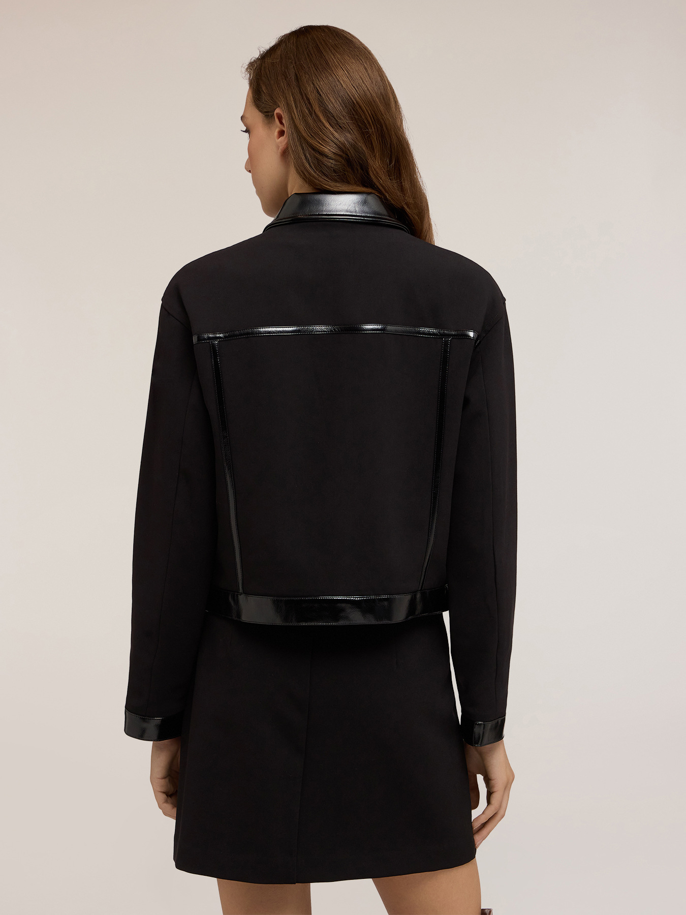 Jacke mit Lackeins&auml;tzen image number 1