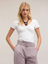 T-shirt con arricci image number 2