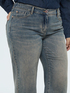 Cropped jeans washed wash image number 3