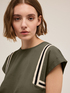 T-shirt with crochet passementerie image number 3