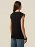 T-shirt with jewel chain image number 1