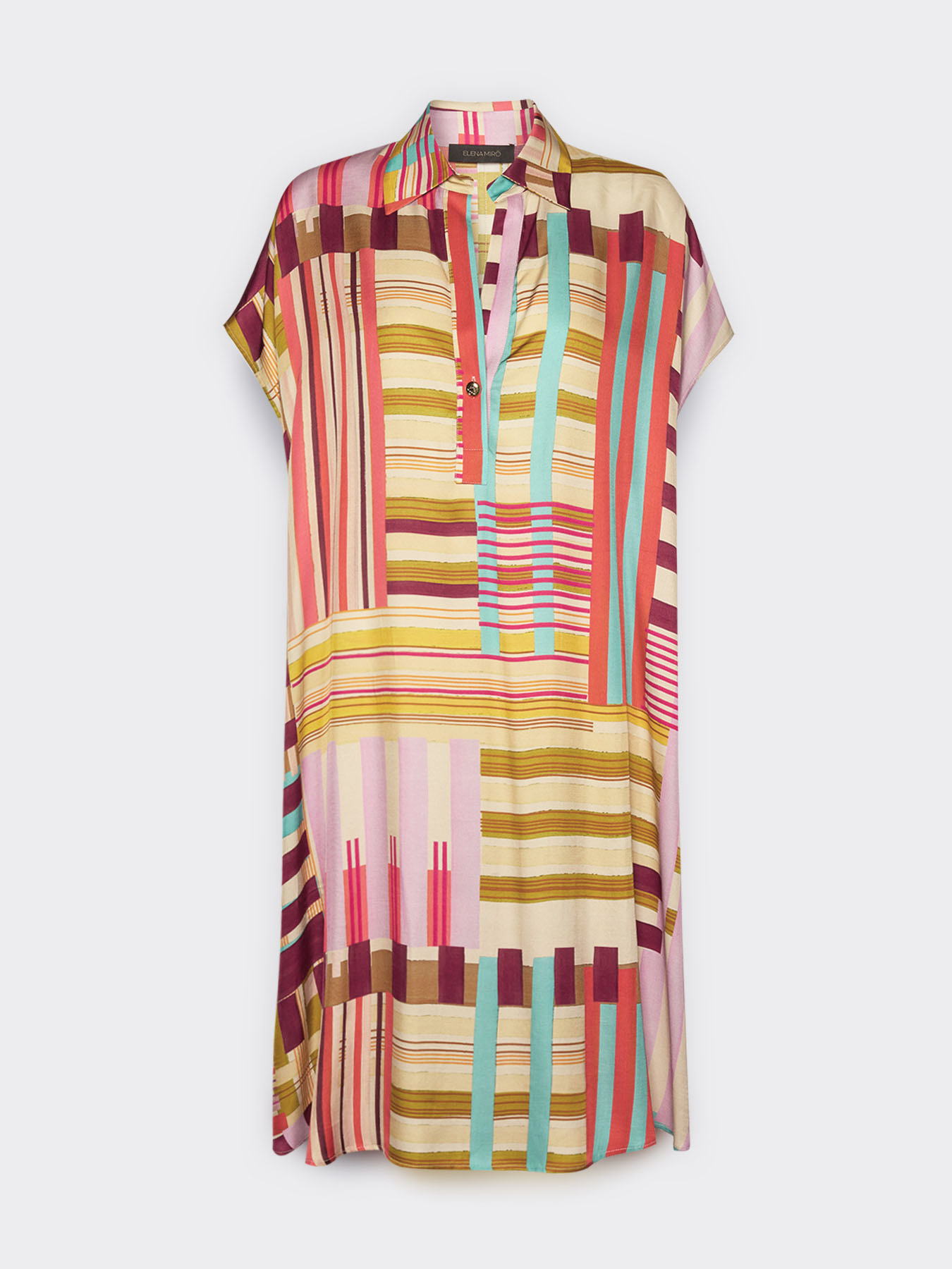 Abito in raso stampato image number 4