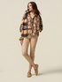 Patterned muslin boxy blouse image number 3