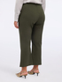 Pantaloni kick flare in viscosa image number 1