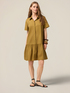 Shirtdress with ruffle image number 0