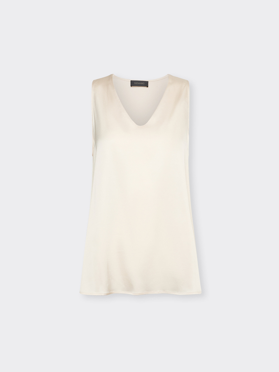 Viscose satin top