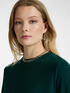 Loose-fitting sweater with detachable collar image number 4