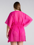 Kaftan in worked fabric image number 1