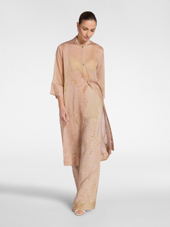 Pantaloni dritti stampati