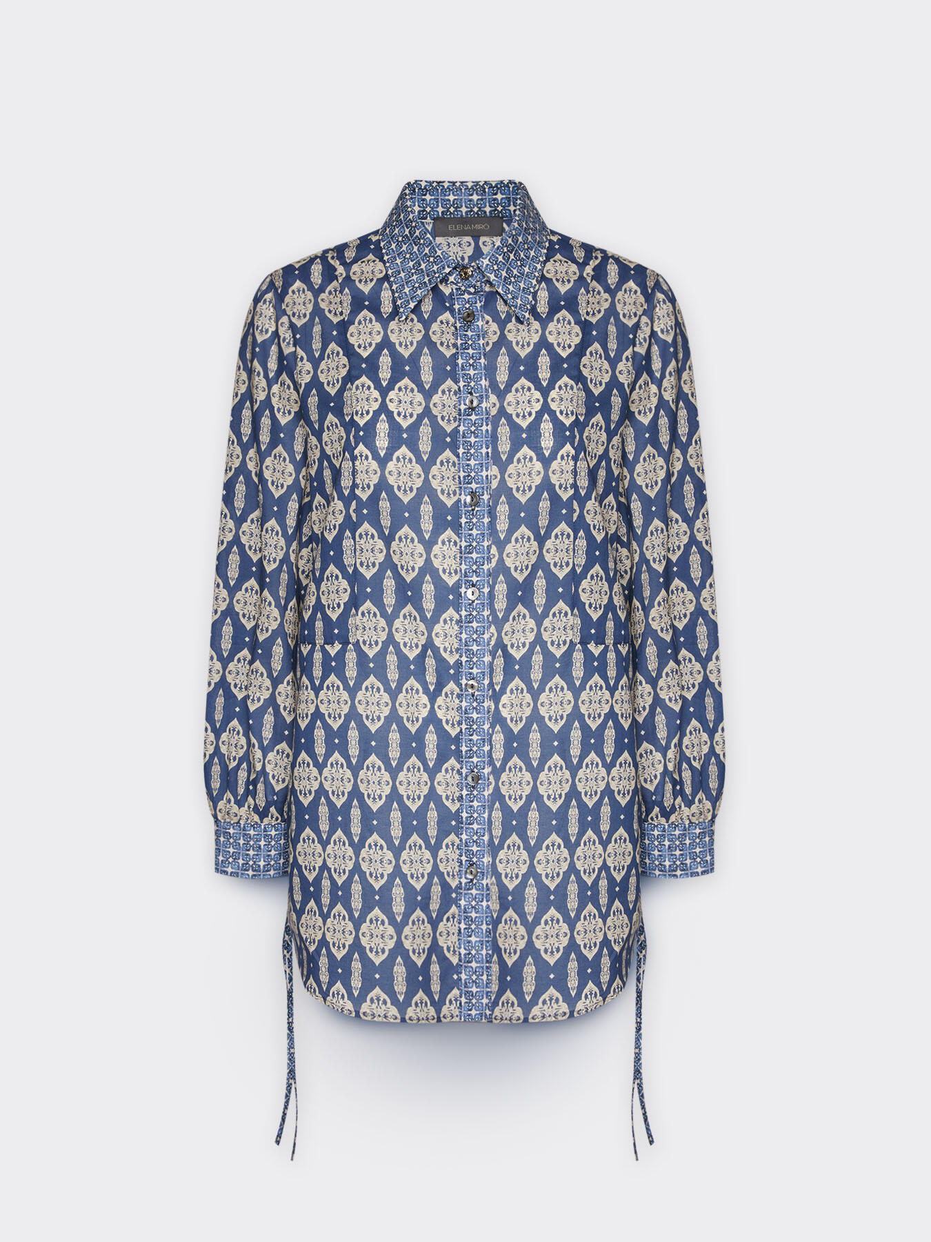 Shirt with ethnic print image number 5