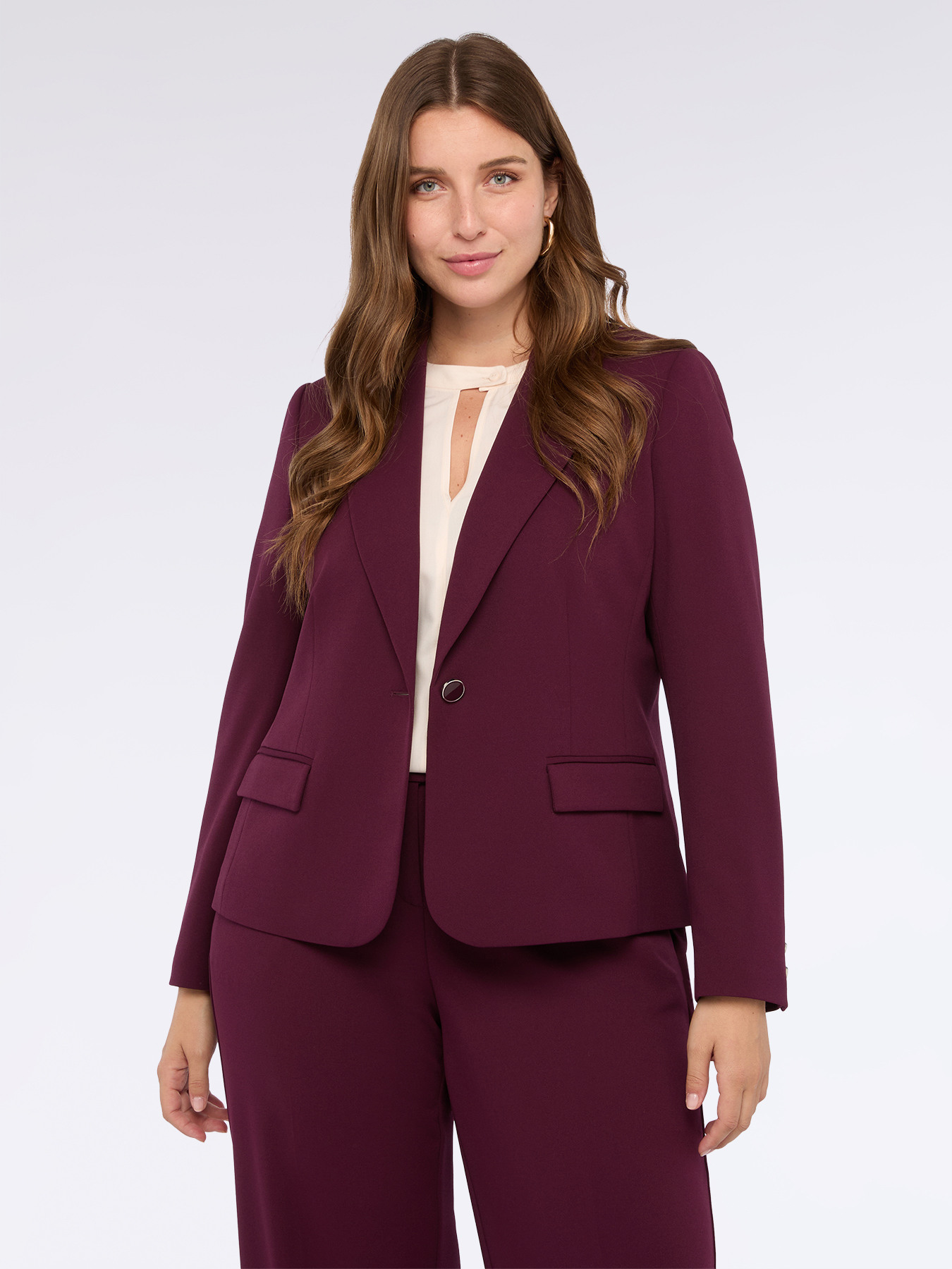 Kurzer Blazer aus Stretchstoff image number 0
