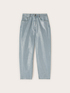 Jeans regular boyfit cu laminare image number 4