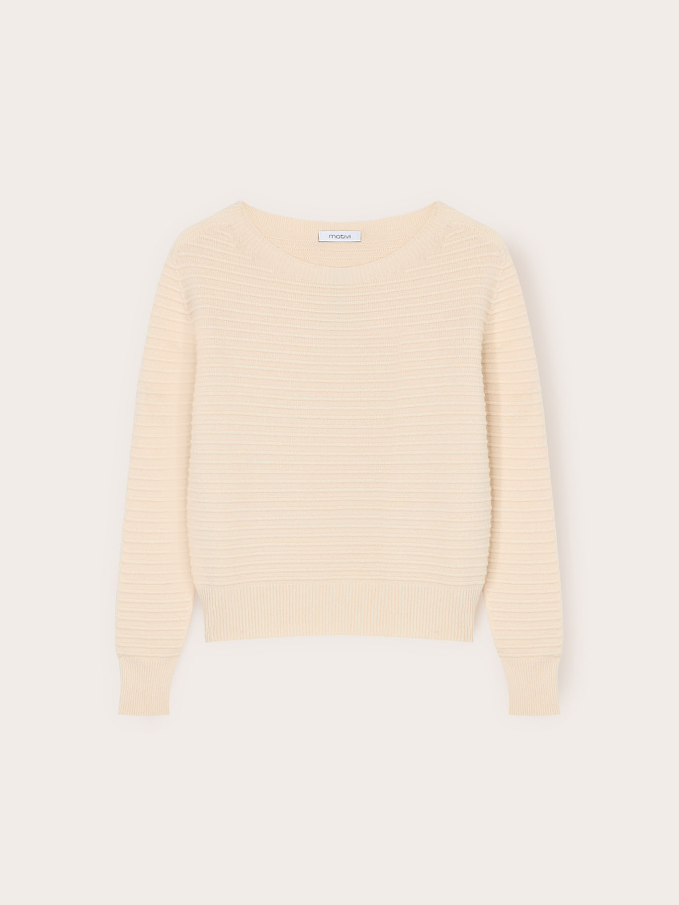 Ribbed knit in viscose blend image number 4