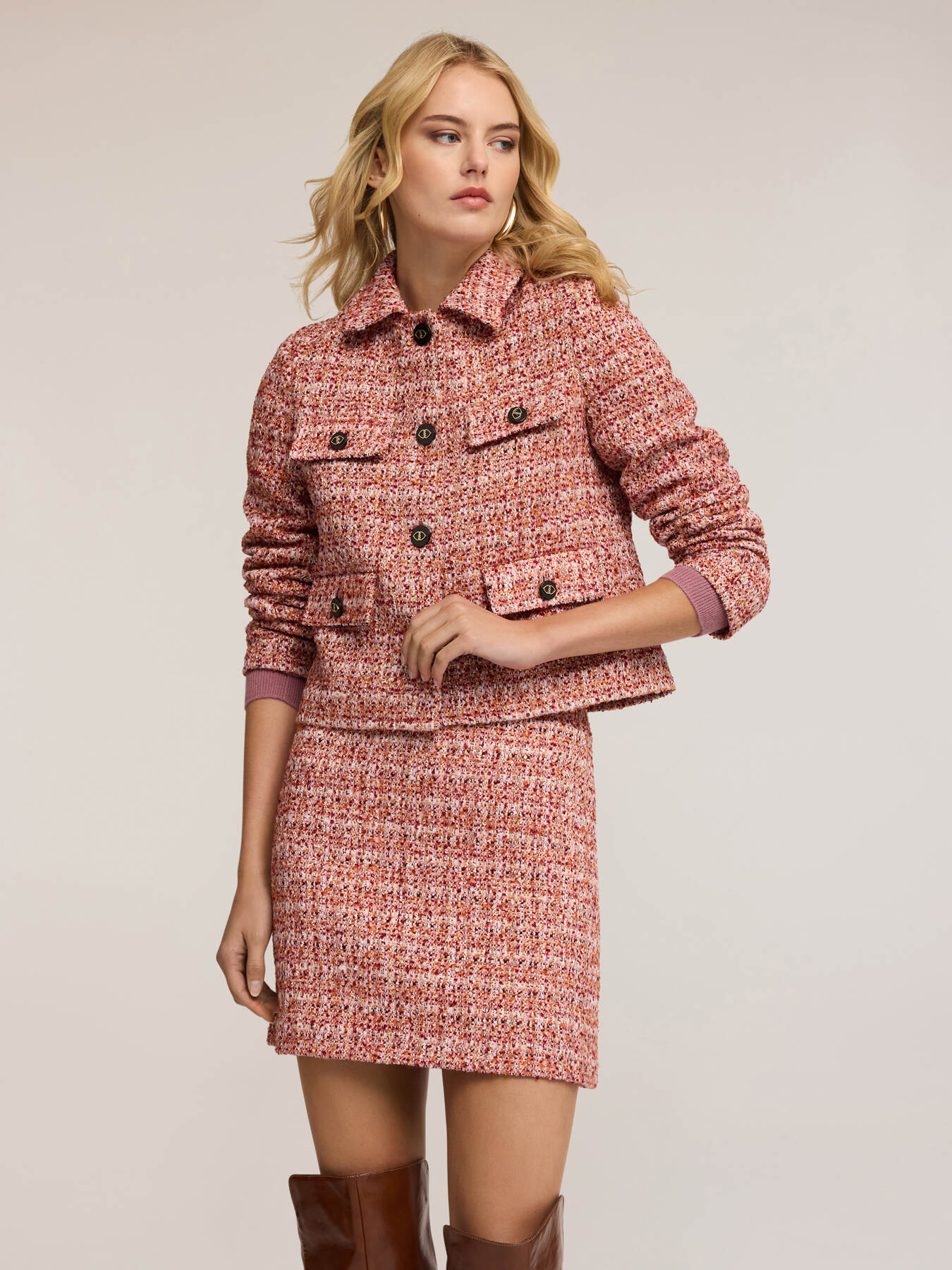 Short tweed jacket image number 0