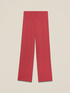 Pantalones palazzo de tejido fluido image number 4