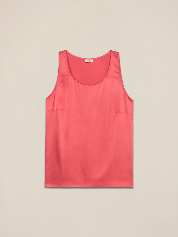 Viscose satin top