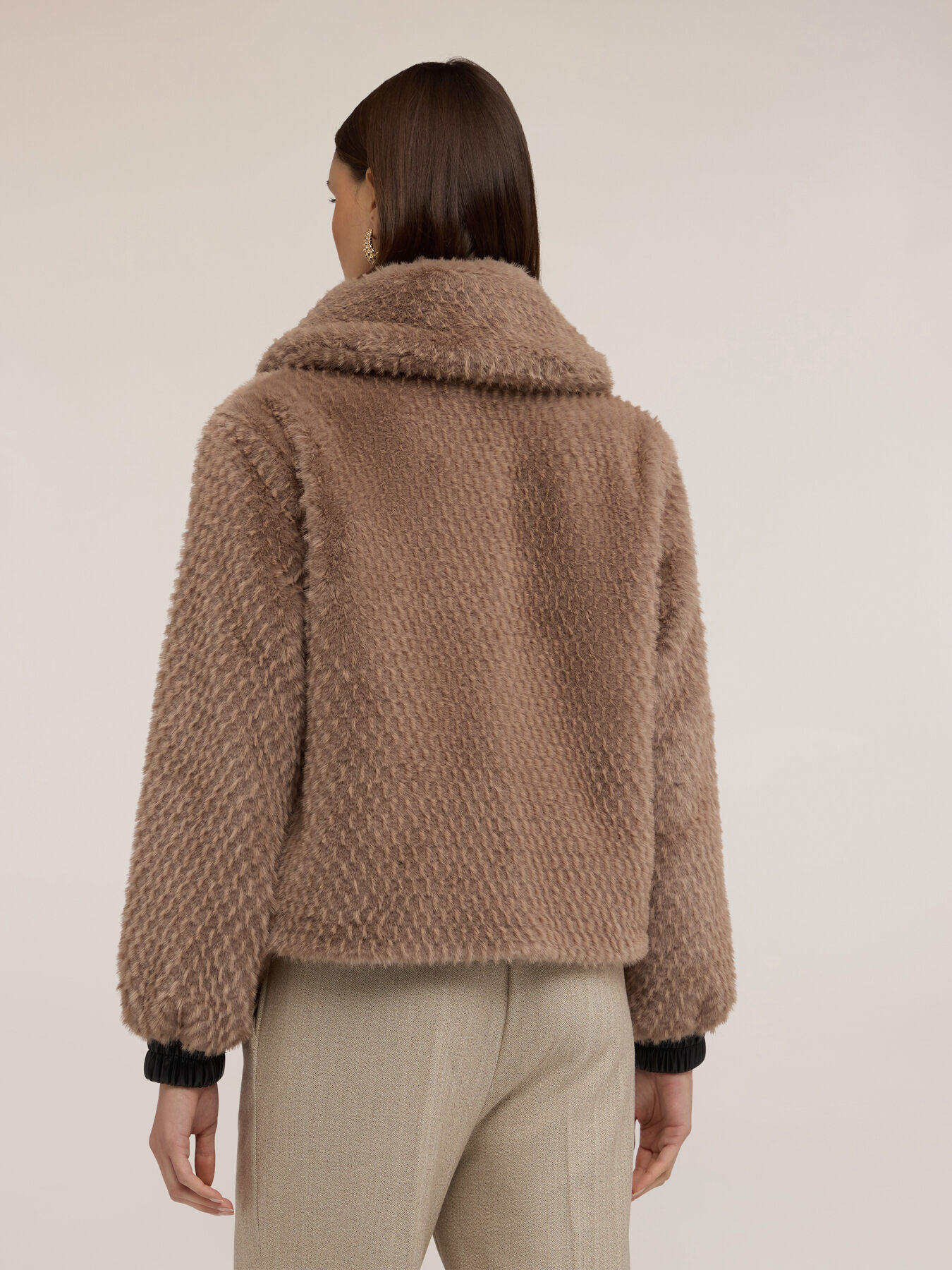 Plush effect jacket image number 1