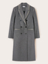 Manteau croisé en mélange de laine avec décorations image number 4