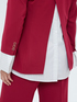 Blazer with detachable shirt-effect cuff image number 7