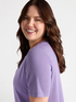 T-Shirt aus Satin und Jersey Lurex image number 2