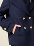 Doppelreihiger Mantel aus Drap image number 2