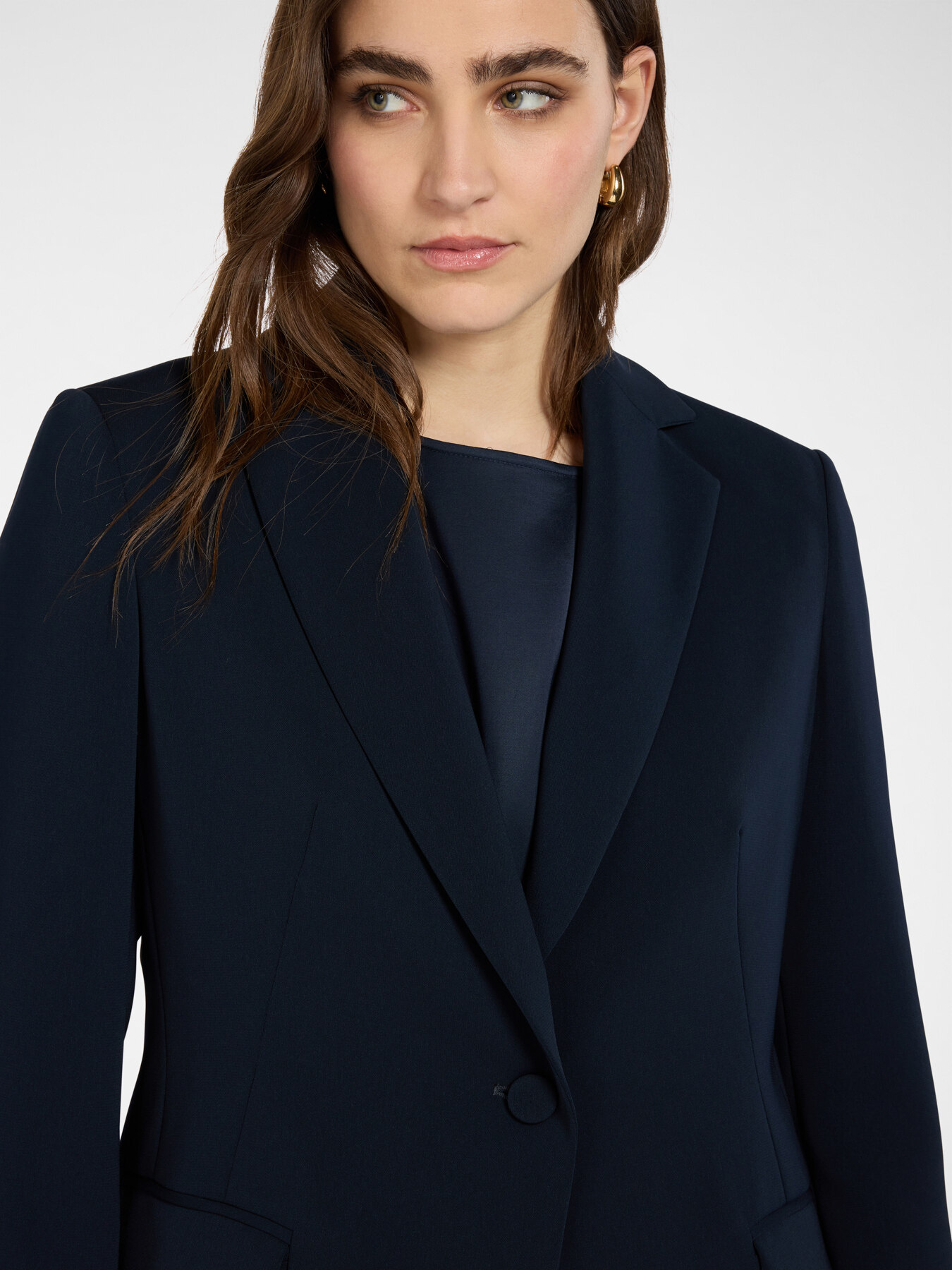 Blazer strutturato in cady image number 3