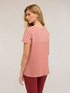 T-shirt con inserto plissé dietro image number 1