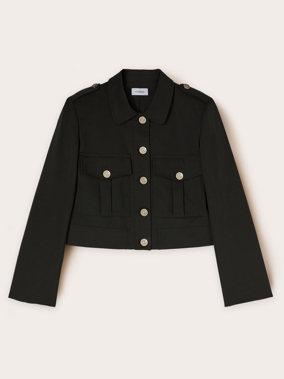 Kurze Jacke mit Taschen