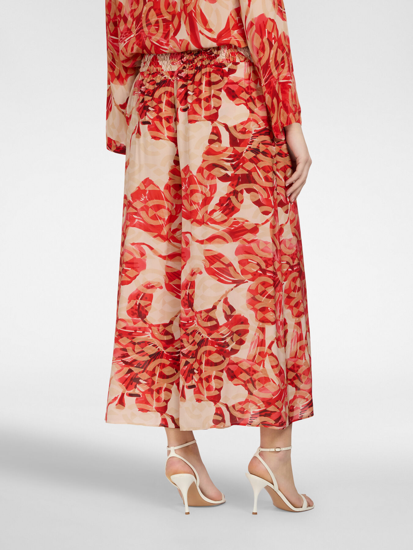 Printed palazzo pants image number 1