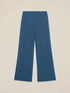 Wide-leg palazzo pants in crepe fabric image number 1
