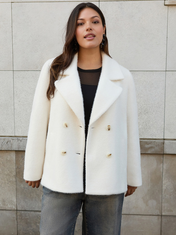 Cappotto con chiusura doppiopetto