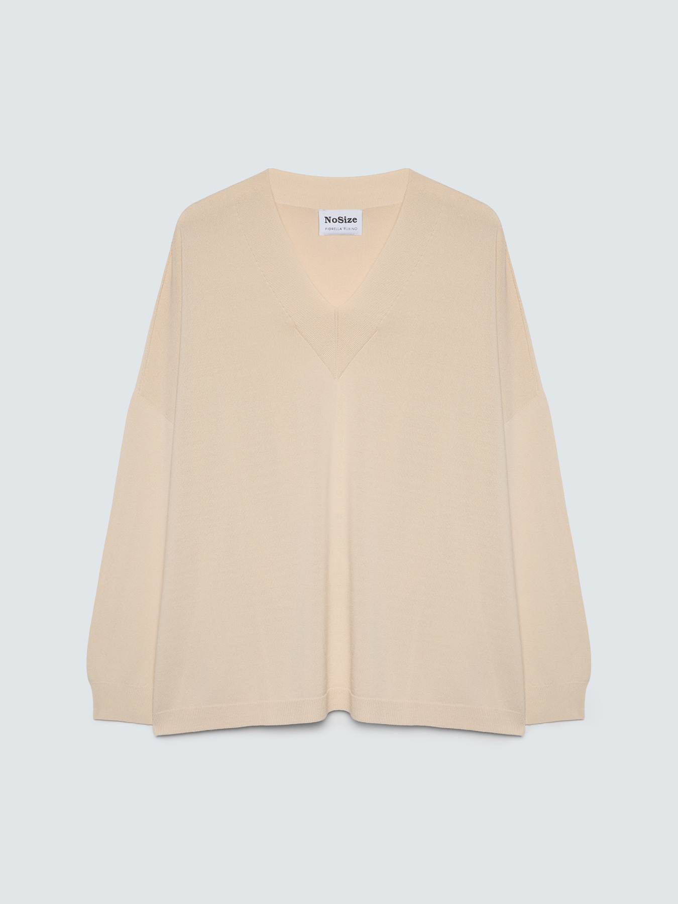 Jersey fino con escote en V image number 4