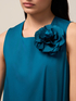 Midikleid aus Popeline mit Brosche image number 2