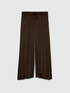 Satin palazzo trousers image number 4