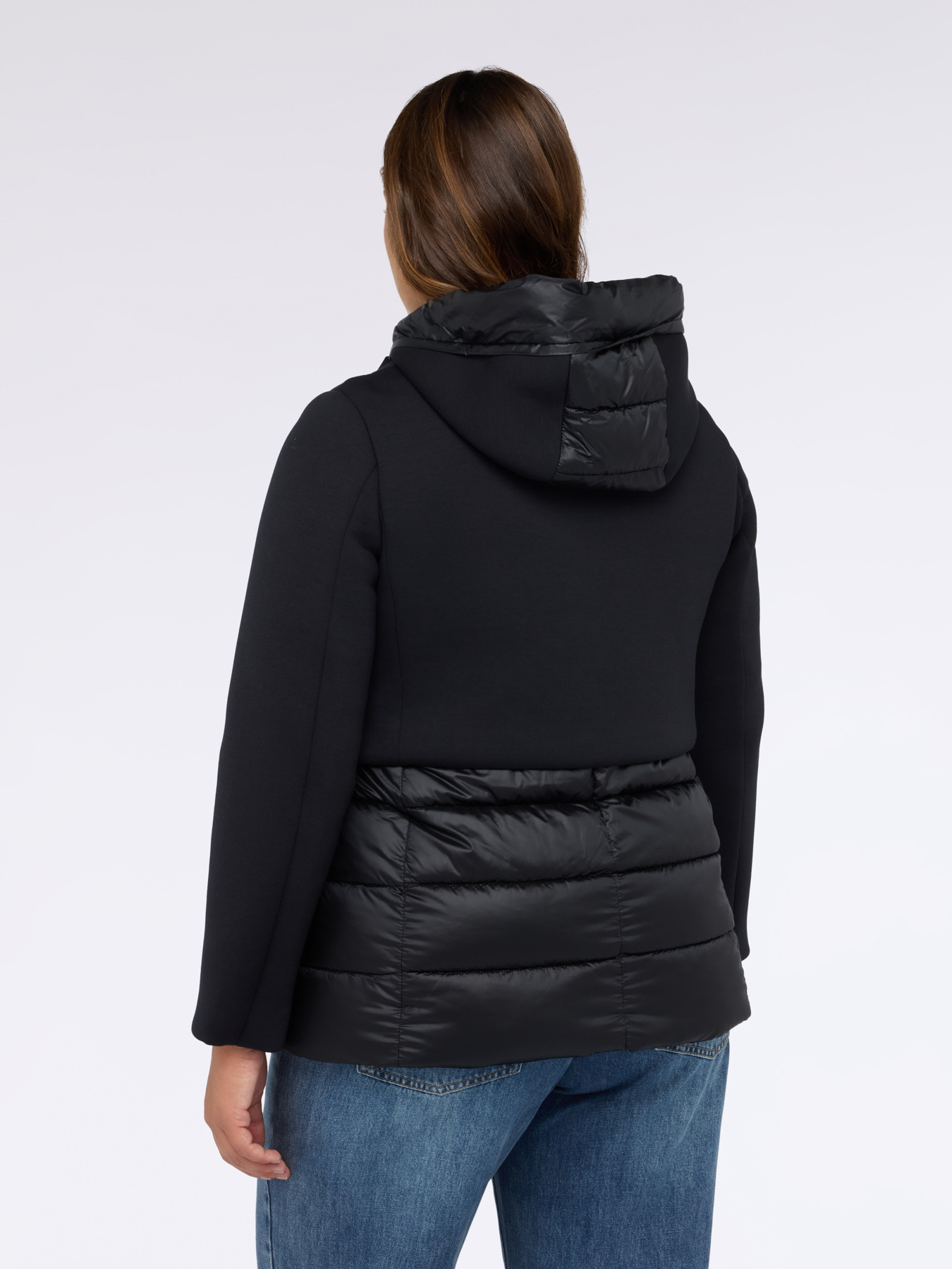 Doudoune bimatière avec capuche image number 2