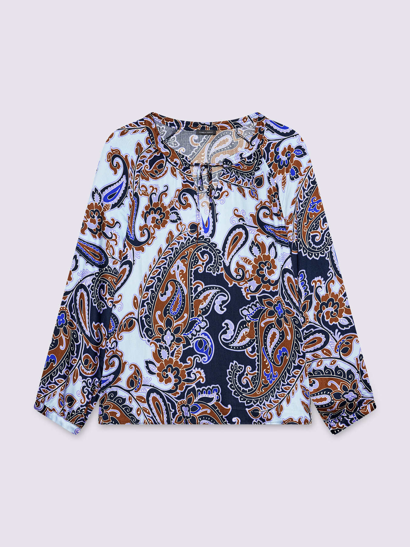 Paisley print viscose blouse image number 4