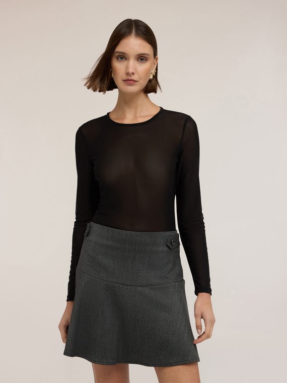 Camiseta body de tul