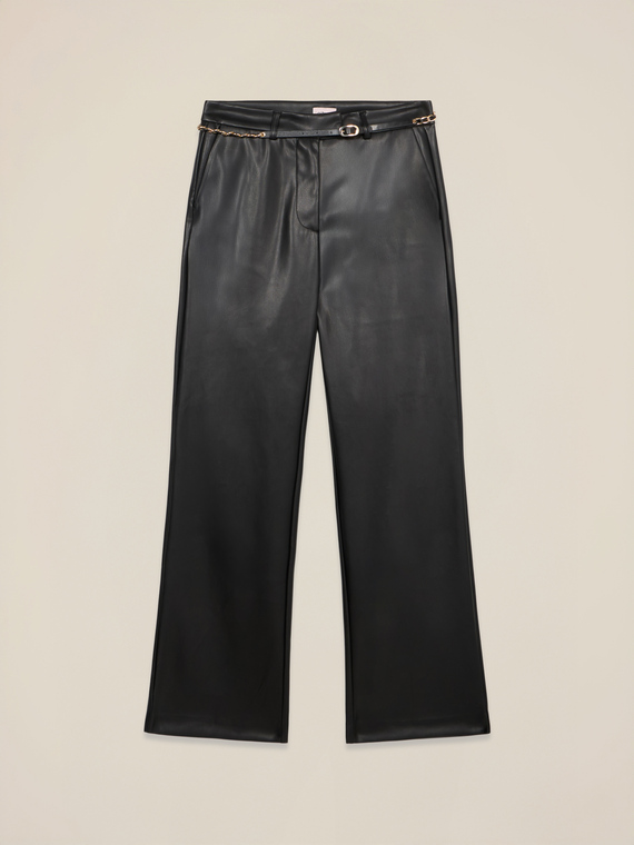 Pantalon en tissu synthétique