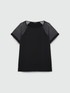 T-shirt in viscosa LENZING™ ECOVERO™ con ricamo image number 4