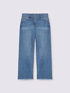 Jeans regular con orlo sfrangiato image number 5