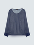 Bluse aus Satin mit geometrischem Muster image number 4