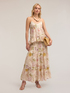 Cotton muslin top with floral pattern image number 2