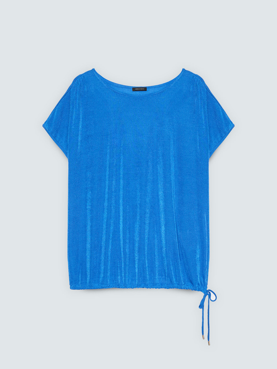 T-Shirt aus Jersey mit Kordelzug
