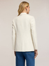 Double-breasted blazer in bouclé fabric image number 1