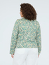 Bikerjacke aus bedrucktem Soft-Touch-Stoff image number 1