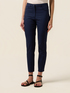 Skinny cotton blend trousers image number 3