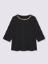 T-Shirt aus Jersey mit Kette am Ausschnitt image number 4