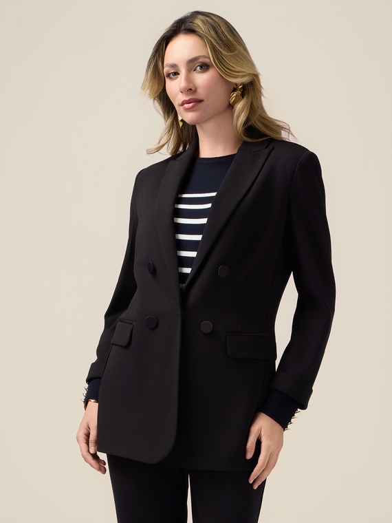 Blazer effetto doppiopetto
